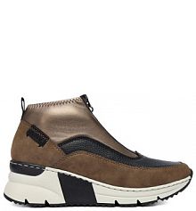 Botki Rieker brązowe damskie 