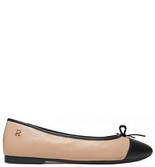 Baleriny Tommy Hilfiger écru damskie 