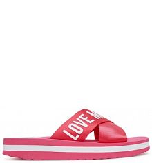Klapki LOVE MOSCHINO różowe damskie 