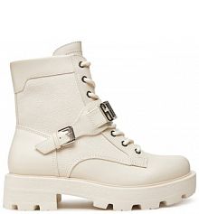 Botki Guess écru damskie 