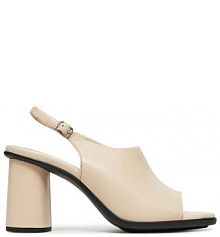 Sandały na słupku ECCO écru 