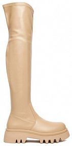 Kozaki DeeZee beżowe damskie 