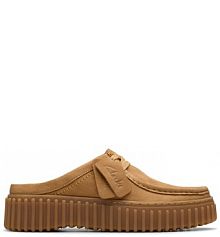 Klapki Clarks brązowe damskie 