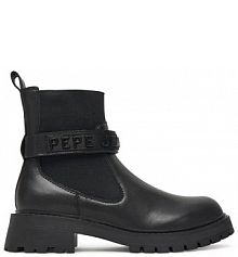 Botki Pepe Jeans czarne damskie 