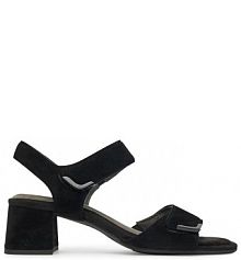 Sandały na słupku Tamaris czarne 