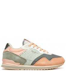 Sneakersy Pepe Jeans pomarańczowe damskie 