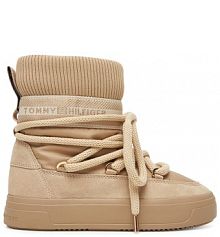 Śniegowce Tommy Hilfiger beżowe damskie 