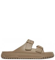 Klapki Armani Exchange brązowe męskie 