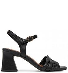 Sandały na słupku Tamaris czarne 