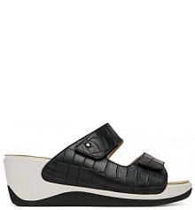 Klapki Berkemann czarne damskie 