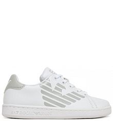 Sneakersy EA7 Emporio Armani białe dziecięce 