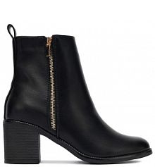 Botki na słupku DeeZee czarne 