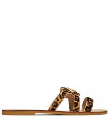 Klapki Liu Jo brązowe damskie 