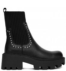 Botki na słupku DeeZee czarne 