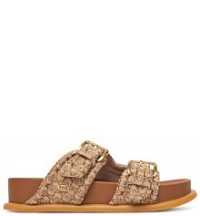 Klapki Liu Jo beżowe damskie 