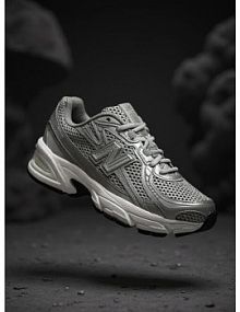 Sneakersy New Balance srebrne damskie 