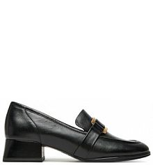 Półbuty na obcasie Caprice czarne damskie 