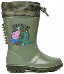 Kalosze Peppa Pig khaki dziecięce 