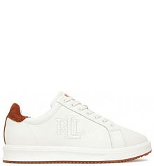 Sneakersy LAUREN RALPH LAUREN białe damskie 
