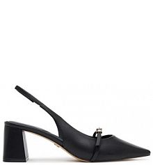 Sandały na słupku Aldo czarne 