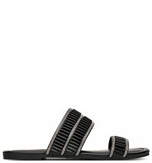 Klapki JENNY czarne damskie 