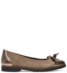 Baleriny Tamaris szare damskie 