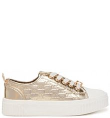 Sneakersy MICHAEL Michael Kors złote dziecięce 