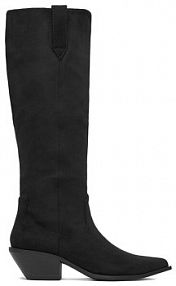 Kozaki na obcasie JENNY czarne 