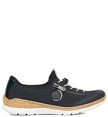 Sneakersy Rieker czarne damskie 
