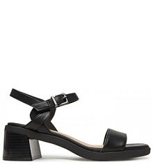 Sandały na słupku Clarks czarne 