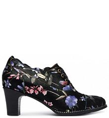 Półbuty na obcasie Laura Vita niebieskie damskie 