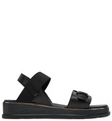 Sandały na koturnie Lasocki czarne 