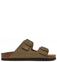 Klapki Scholl khaki damskie 