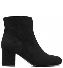 Botki na słupku JENNY czarne 