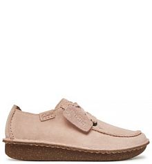 Półbuty Clarks różowe damskie 