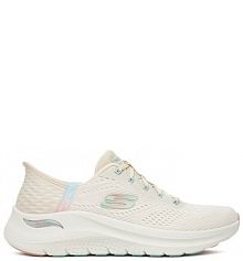 Sneakersy Skechers beżowe damskie 