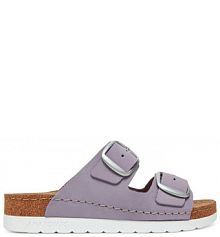 Klapki Dr. Brinkmann fioletowe damskie 