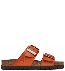 Klapki Dr. Brinkmann pomarańczowe damskie 