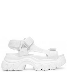 Sandały na koturnie REPLAY białe 