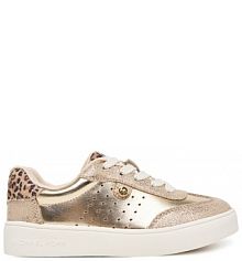 Sneakersy MICHAEL Michael Kors złote dziecięce 