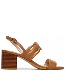 Sandały na słupku Liu Jo brązowe 