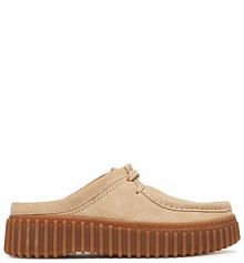 Klapki Clarks écru damskie 