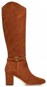 Kozaki na obcasie LAUREN RALPH LAUREN brązowe 