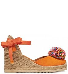 Espadryle Unisa pomarańczowe damskie 