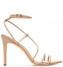 Sandały na szpilce Marciano Guess beżowe 