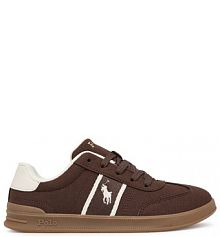 Sneakersy Polo Ralph Lauren brązowe dziecięce 