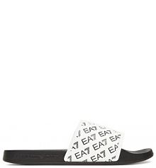 Klapki EA7 Emporio Armani białe męskie 