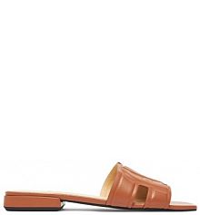 Klapki Furla brązowe damskie 