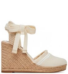 Espadryle Tommy Hilfiger écru damskie 