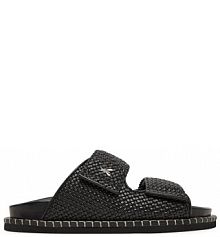 Klapki Patrizia Pepe czarne damskie 